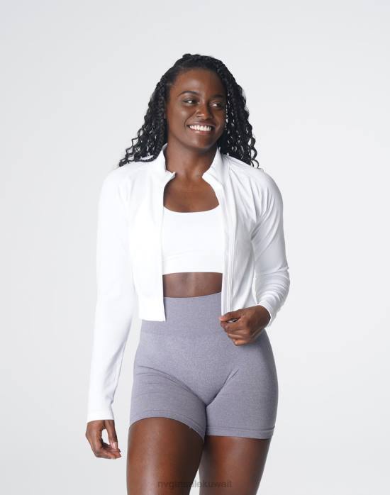 NVGTN لياقة بدنية نحيف الرمز البريدي السلس الإلهي أبيض 420J112