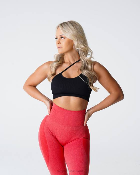 NVGTN لياقة بدنية نحيف تبسيط حمالة الصدر سلس أسود 420J124