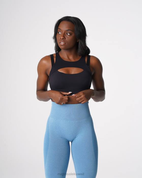 NVGTN لياقة بدنية نحيف قمة الصدرية أسود 420J150