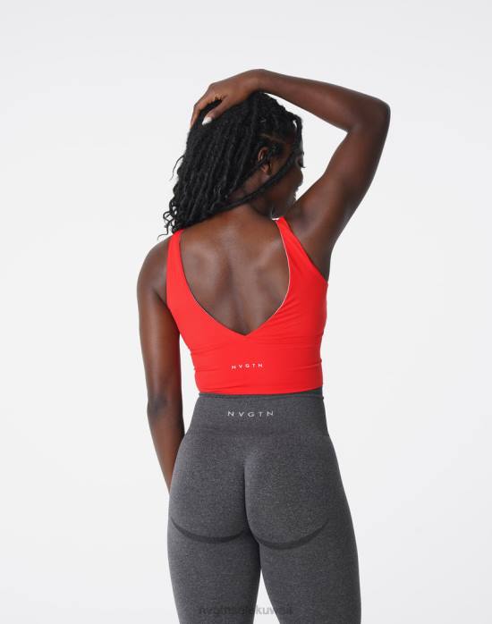 NVGTN لياقة بدنية نحيف جوهر الصدرية اللون القرمزي 420J193