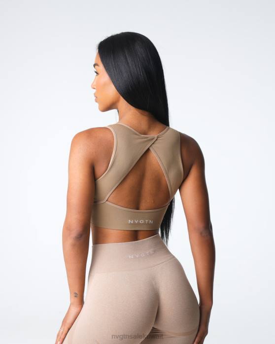 NVGTN لياقة بدنية نحيف تمكين حمالة الصدر سلس اللون البيج 420J3