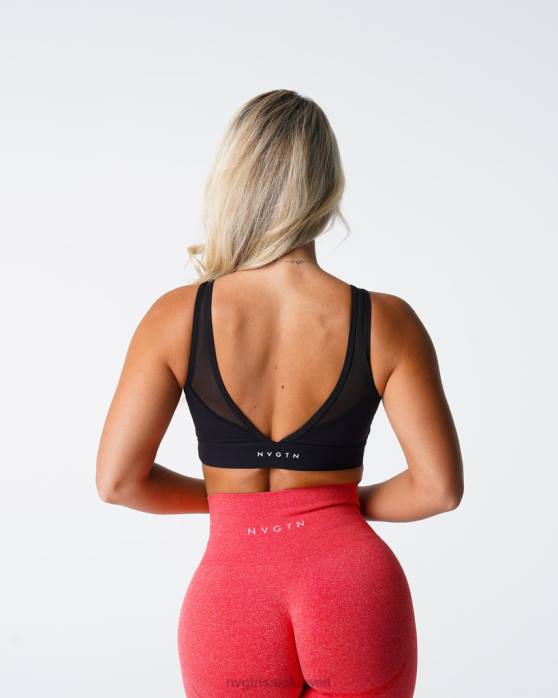 NVGTN لياقة بدنية نحيف حمالة الصدر الحلم أسود 420J46