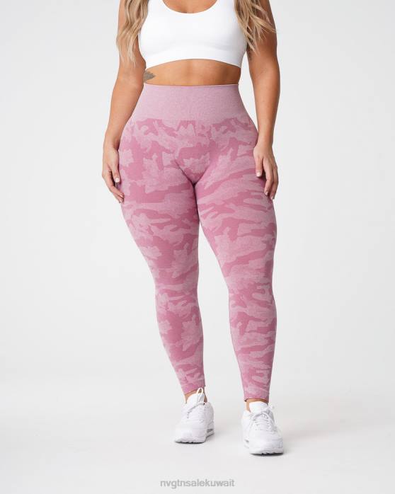 NVGTN لياقة بدنية نحيف طماق كامو سلس الوردي الباستيل 420J670