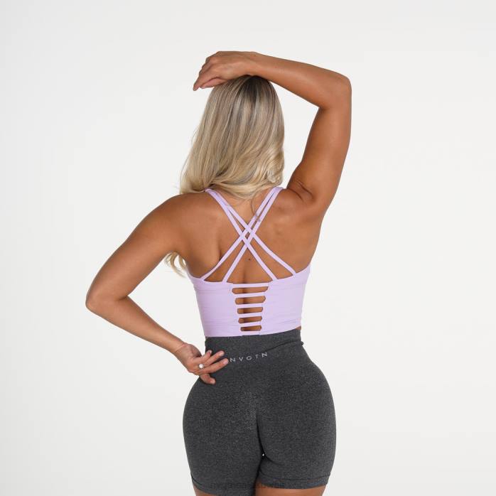 NVGTN لياقة بدنية نحيف حمالة صدر ماتريكس أرجواني 420J89