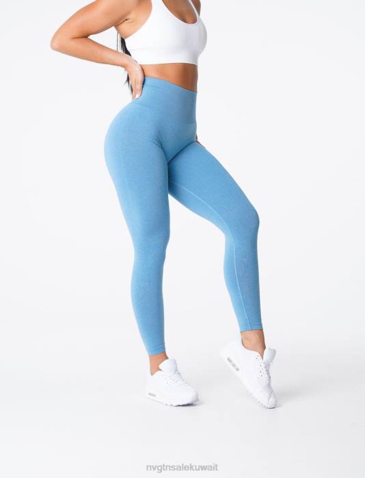 NVGTN لياقة بدنية نحيف nv طماق سلس السماء الزرقاء 420J606